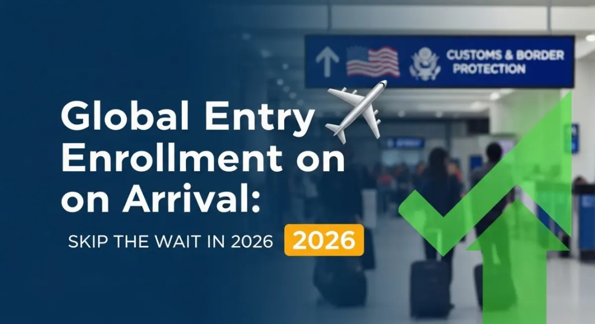 Global Entry Enrollment on Arrival in 2026: Skip the Interview Wait