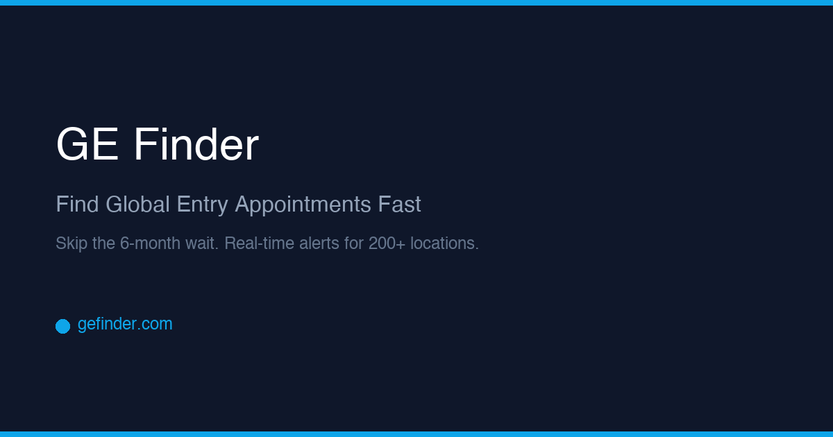 Global Entry for Couples: Apply Together (2026)
